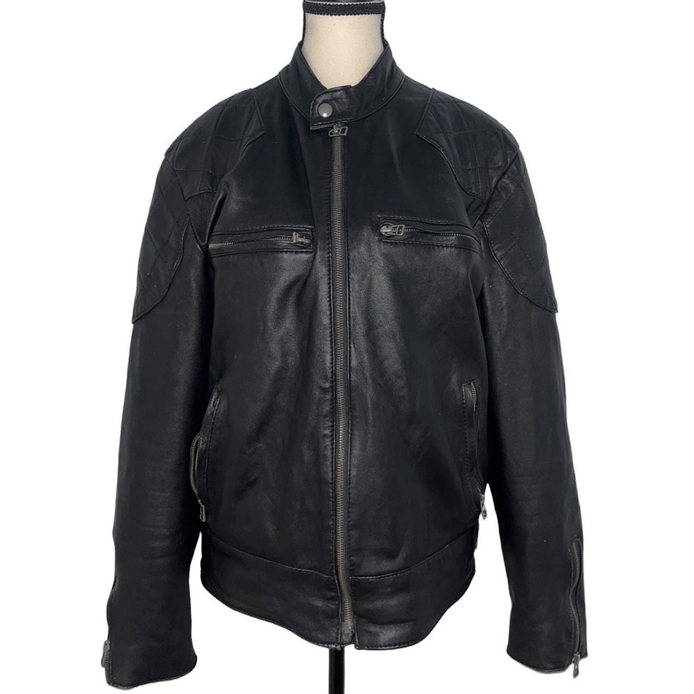 Decimal leather jacket🖤